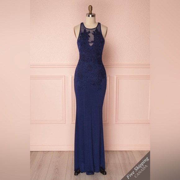 mermaid wedding dress with lace overlay Spaghetti Straps Floor Length Sky Blue Sleeveless Wedding Dress main image 1